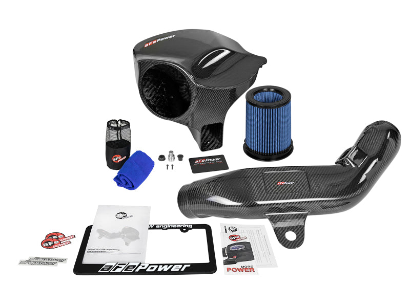 AFE 58-10004R Series Carbon Fiber CAIS w/Pro 5R Filter 16-18 fits BMW M2 (F87)