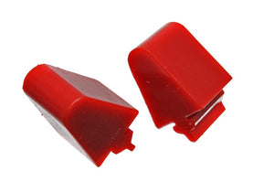 Energy Suspension 9.9165R fits GM Style Pull Thru Red Bump Stop Set