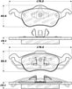 Stoptech 308.0816 Street Brake Pads