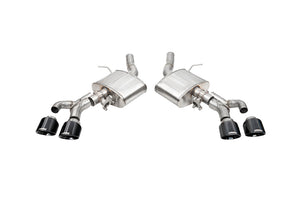 CORSA Performance 21319BLK Corsa 22-25 fits Cadillac CT4 V Blackwing 3in Active Valve Axle-Back - 4.5in Black Tip