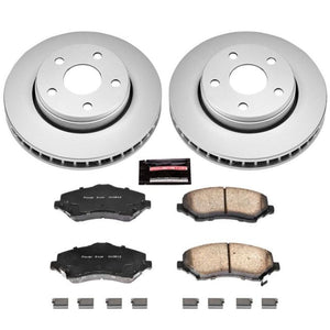 PowerStop fits Jeep Wrangler Front Z17 Evolution Geo 07-17met Coated Brake Kit