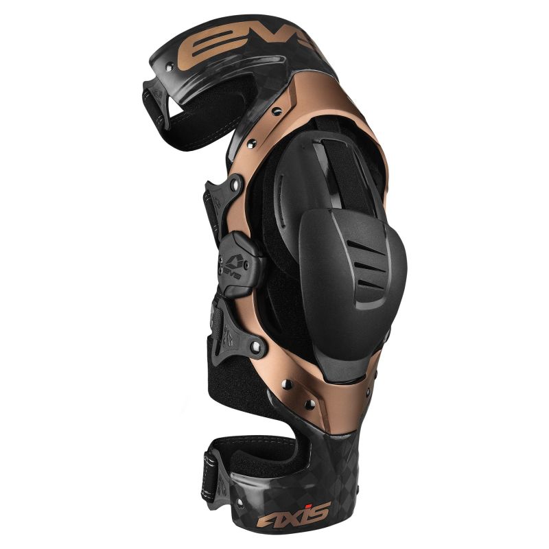 EVS AXISP-BK/COP-LL Axis Pro Knee Brace Black/Copper - Large/Left