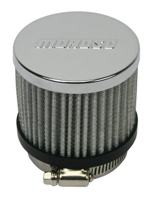 Moroso 68818 Filtered Valve Cover Breather - Clamp-On - No Hood - 2in ID