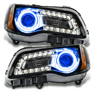 ORACLE Lighting 7729-002 Oracle 11-14 fits Chrysler 300C SMD HL - Blk - NON HID - Blue