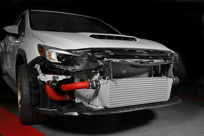 Perrin PSP-ITR-441SL/RD 22-23 fits Subaru WRX Front Mount Intercooler Kit (Red Tubes & Silver Core)