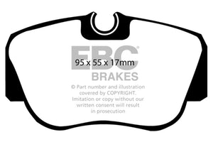 EBC UD487 84-86 fits Mercedes-Benz 190/190E 2.3 Ultimax2 Front Brake Pads