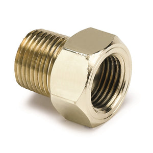 AutoMeter 2263 3/8in Brass NPT Mechanical Temp Adapter