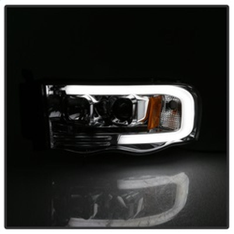 Spyder 5084613 fits Dodge 02-05 Ram 1500 V2 Projector Headlights - Light Bar DR