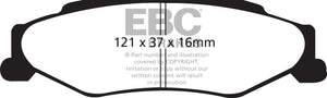 EBC UD732 03-04 fits Cadillac XLR 4.6 Ultimax2 Rear Brake Pads
