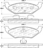 Stoptech 308.0662 Street Brake Pads