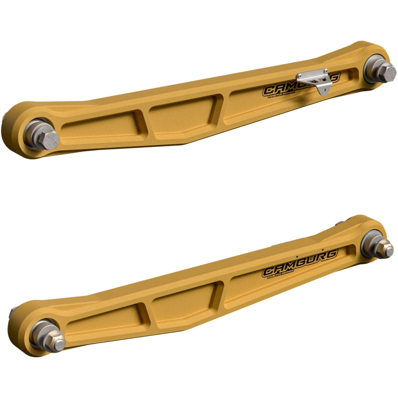 Camburg CAM-120035-GLD fits Ford Bronco Raptor 22-25 KINETIK Series Rear Billet Lower Trailing Arm Kit (GOLD)