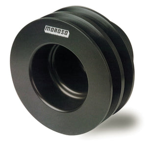 Moroso 64111 fits Chevrolet Small Block (w/Long Pump) Crankshaft Pulley - Double