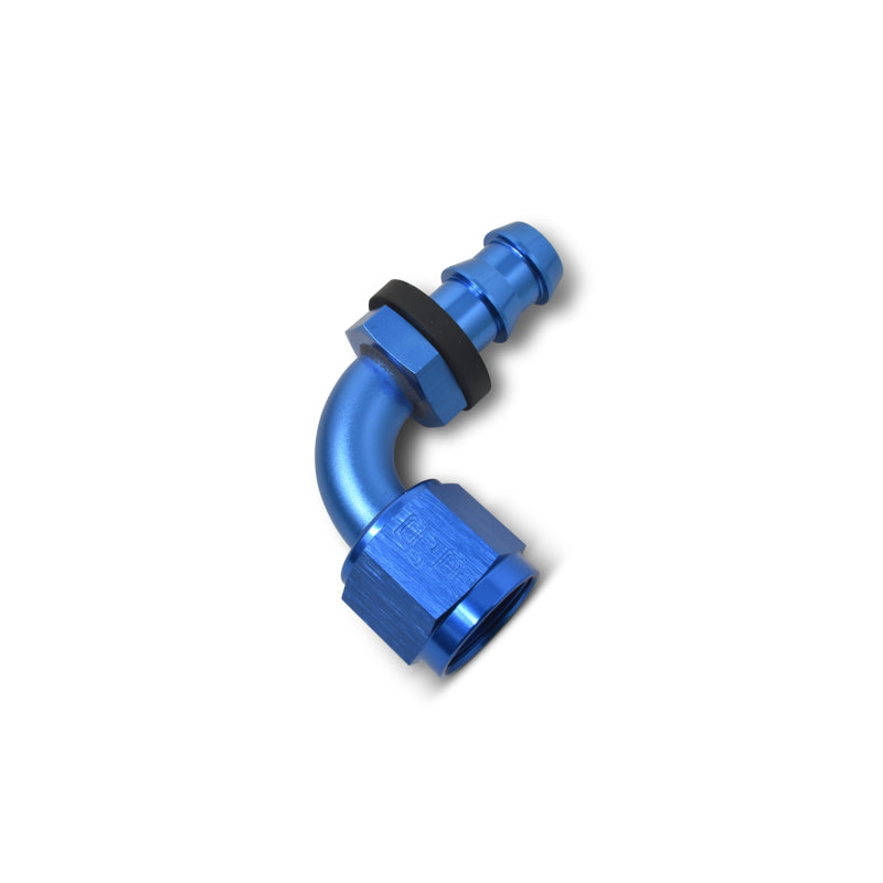 Russell 624160 Performance -6 AN Twist-Lok 90 Degree Hose End (Blue)