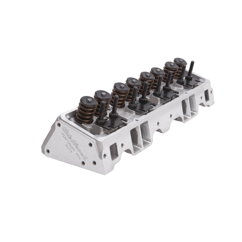 Edelbrock 60735 Cylinder Head fits SBC Performer RPM Straight Spark Plugs 70cc