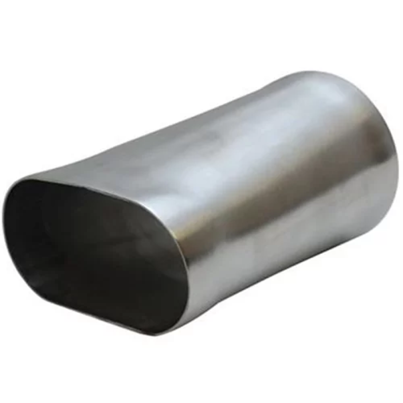 Granatelli 313531 3.0in Round to 3.0in Oval Weld In Exhaust Adapter