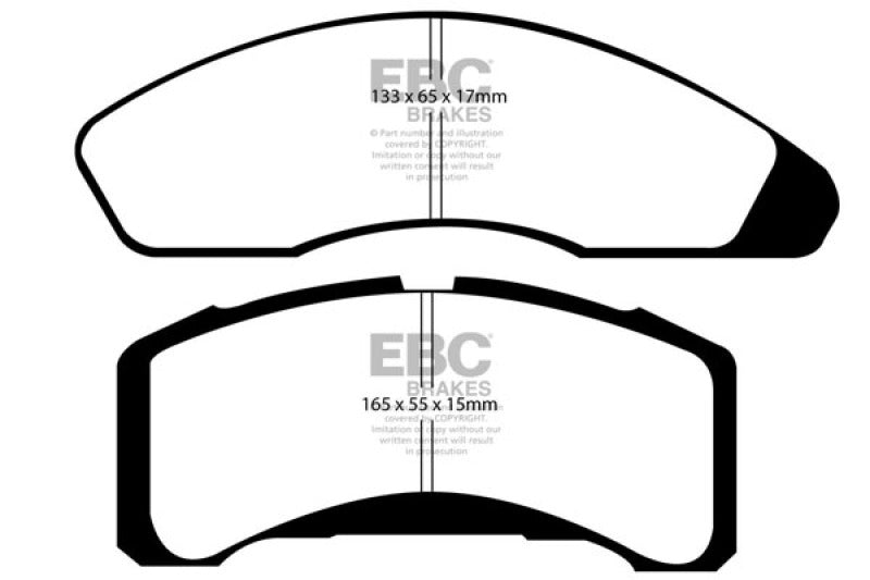 EBC DP21151 fits Ford 78-83 Fairmont 2.3 Greenstuff Front Brake Pads