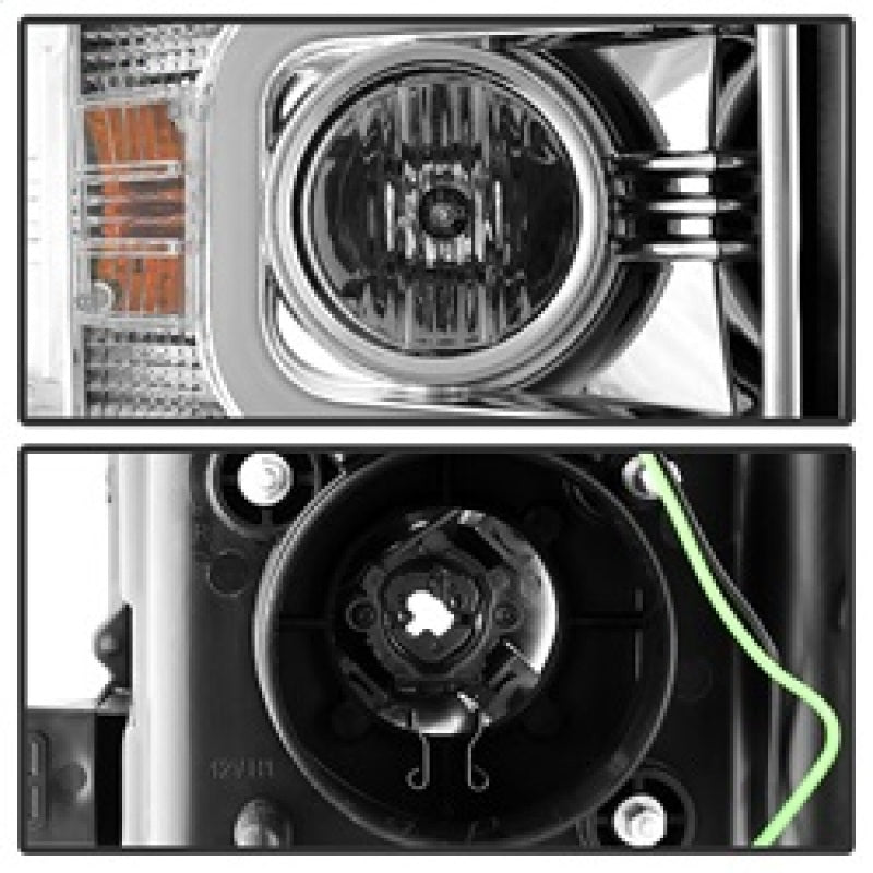 Spyder 5081049 fits Chevy 14-16 Silverado 20 2500 HD Projector Headlights Light