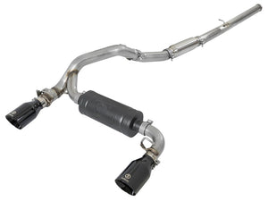 AFE 49-33103-B  3in 304 SS Cat-Back Exhaust System w/ Black Tips 16-18 fits For
