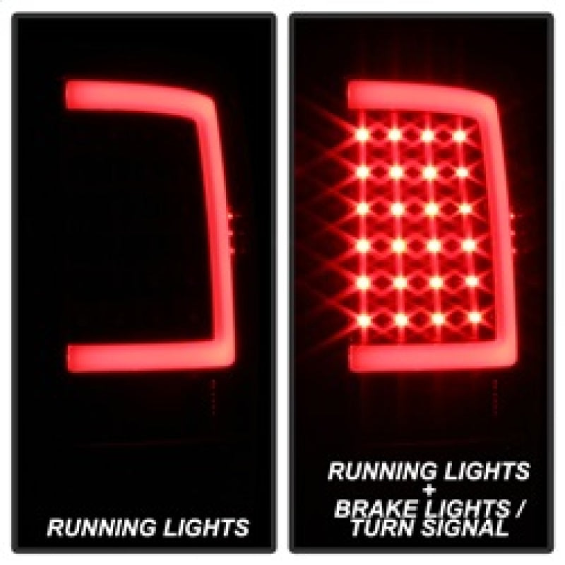 xTune 9041013 13-18 fits Dodge Ram 1500 LED Tail Lights - Black (ALT-ON-DRAM13V