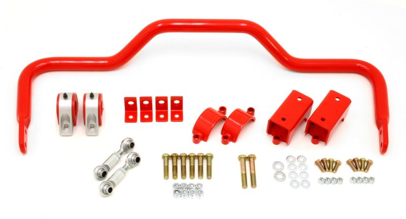 BMR XSB006R A-Body w/ 3in Axles Rear Solid 1.375in Xtreme Anti-Roll Bar Kit - Red