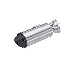 MBRP AT-9502PT Polaris Hawkeye 325/Sportsman ETX 5in Single Slip-On Exhaust
