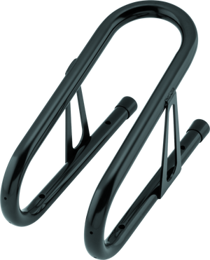BikeMaster 152272 BikeMaster 3-1/2in Wheel Chock - Black