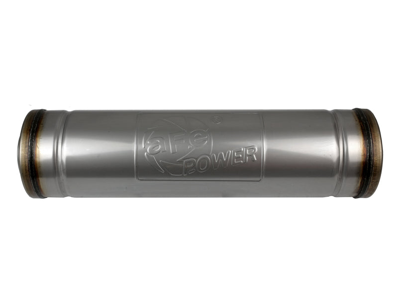 AFE 49M30050 orce-Xp 409 SS Muffler 3in Center/Center 18in L X 5in Dia - Round