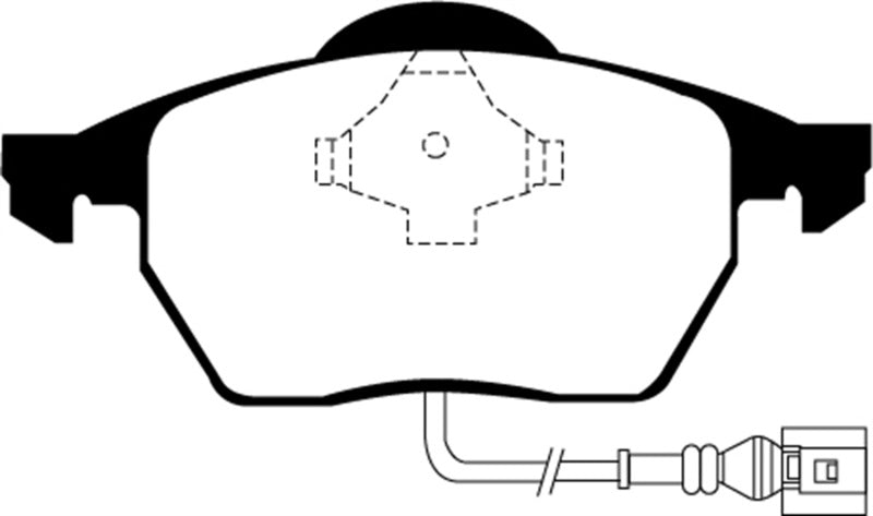 EBC DP21330 fits Volkswagen 99-05 Beetle 1.8 Turbo Greenstuff Front Brake Pads