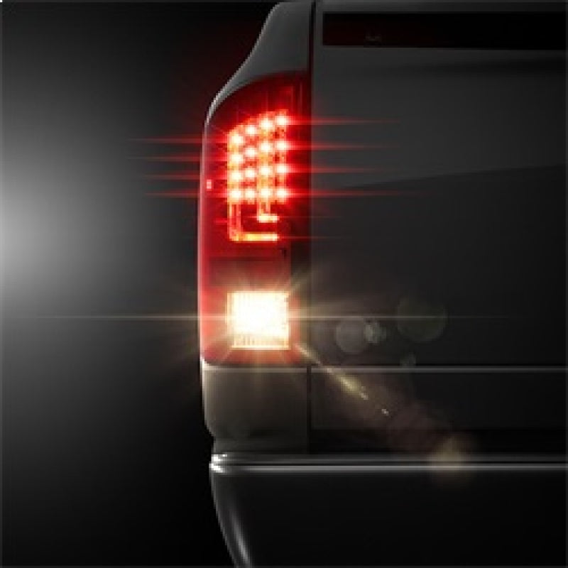 Spyder 5081971 fits Dodge 07-08 Ram 1500 Version 2 LED Tail Lights - Red Clear