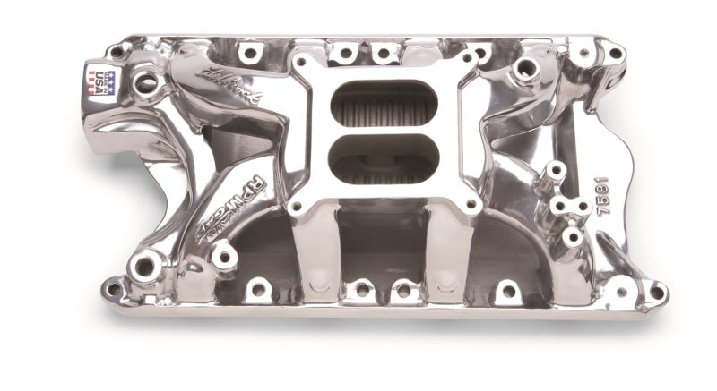 Edelbrock 75811 Polished fits Ford 351 RPM Air Gap Manifold