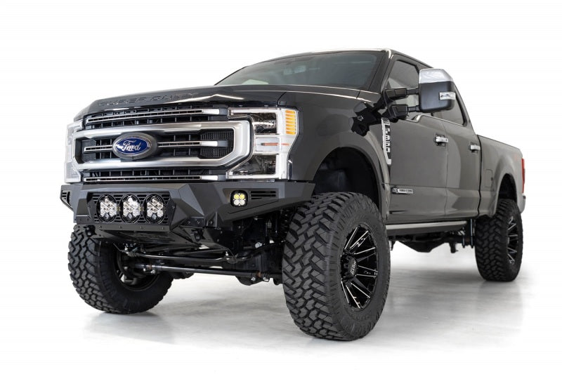 Addictive Desert Designs F160014100103 fits Ford 17-20 Super Duty Bomber Front Bumper w/ Mounts For 3 Baja Designs LP6s