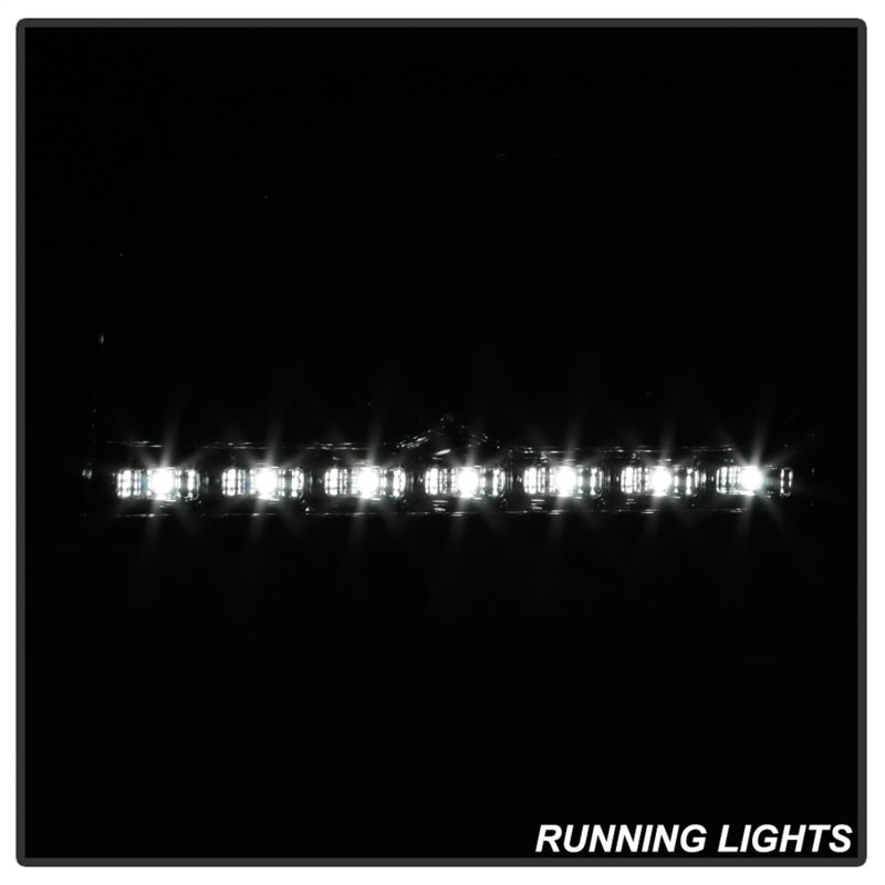 5017628 Xtune fits Dodge 06-10 Charger 1Pc LED Crystal Headlights Chrome HD-ON