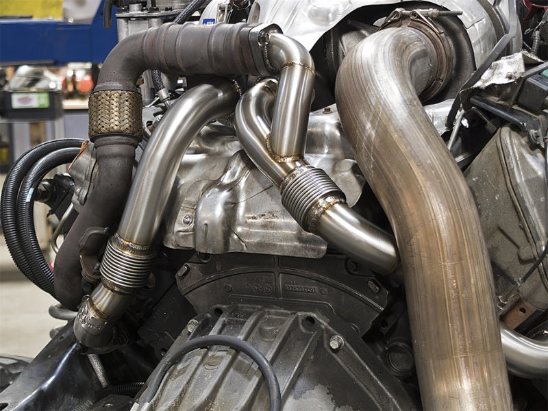 AFE 48-33016-PK d Steel Power Package Up-Pipes / Manifold 08-10 fits Ford Diese