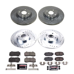 PowerStop K7361 fits Mazda 16-22 MX-5 Miata Front & Rear Z23 Evolution Brake Kit