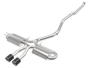 AFE 49-36621-1C  3in 304 SS Cat-Back Exhaust System w/ Carbon Tips 2017+ fits H