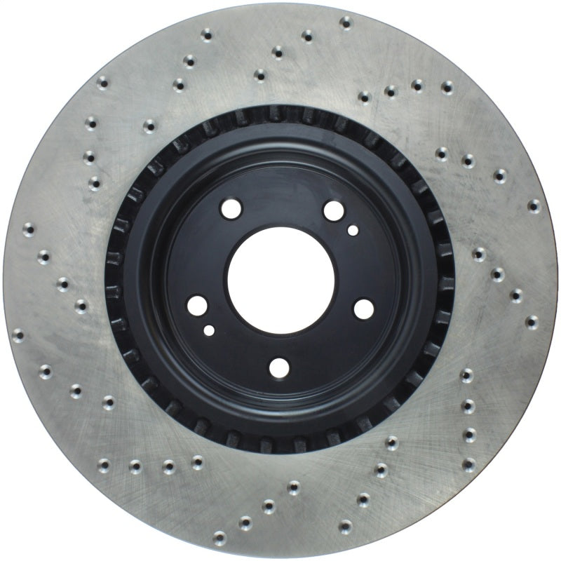Stoptech 128.51036L Power Slot 10-13 Hyundai Genesis Coupe Track & R-Spec Front Left Drilled Rotor
