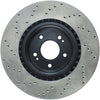Stoptech 128.51036L Power Slot 10-13 Hyundai Genesis Coupe Track & R-Spec Front Left Drilled Rotor