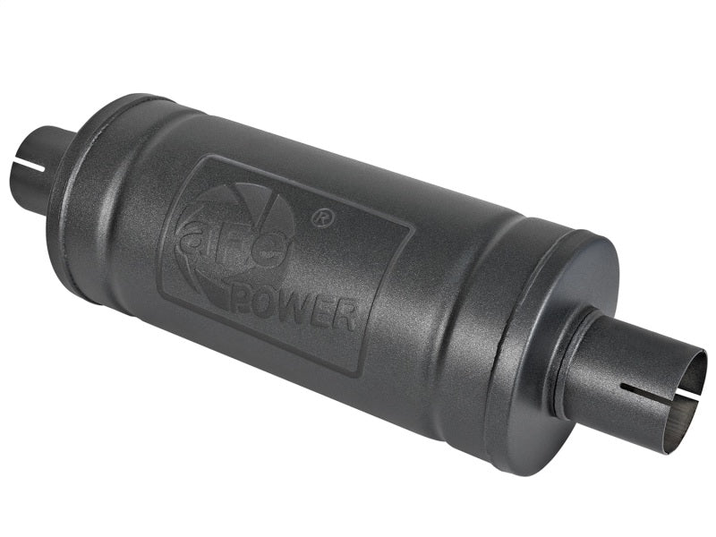 AFE 49M00007-B orce-Xp 409 SS Muffler w/ Black finish 2-1/2in Inlet & Oulet 14i