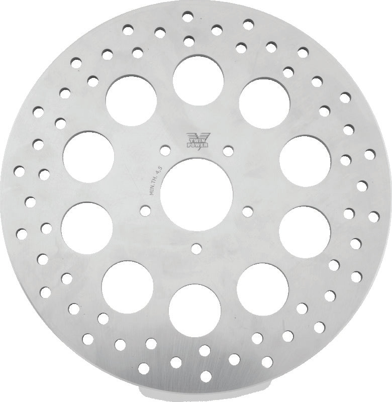 Twin Power 666825 fits  08-13 FLH FLT 08-16 FLHR 06-17 Dyna Front 11.8in Rotor S