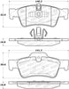 Stoptech 308.1122 Street Brake Pads