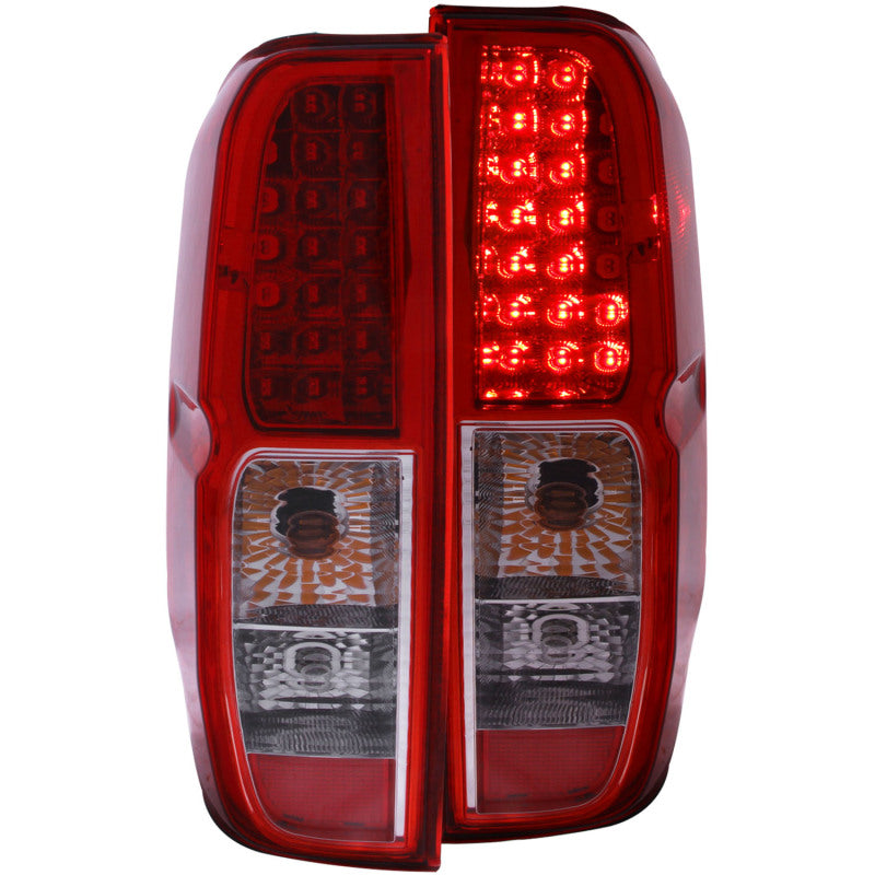 ANZO 311071 2008 fits Nissan 05-20 Frontier LED Taillights Red/Clear