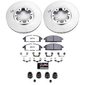 Power Stop 96-98 Nissan Pathfinder Front Z36 Coated Truck & Tow Brake Kit