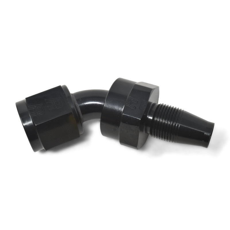 Russell 615103 Performance -8 AN 45 Degree Hose End Without Socket - Polished and Black