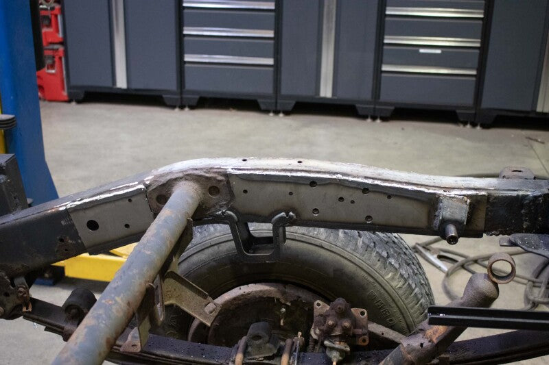 RustBuster RB7150L Over Axle Frame Section Left Side