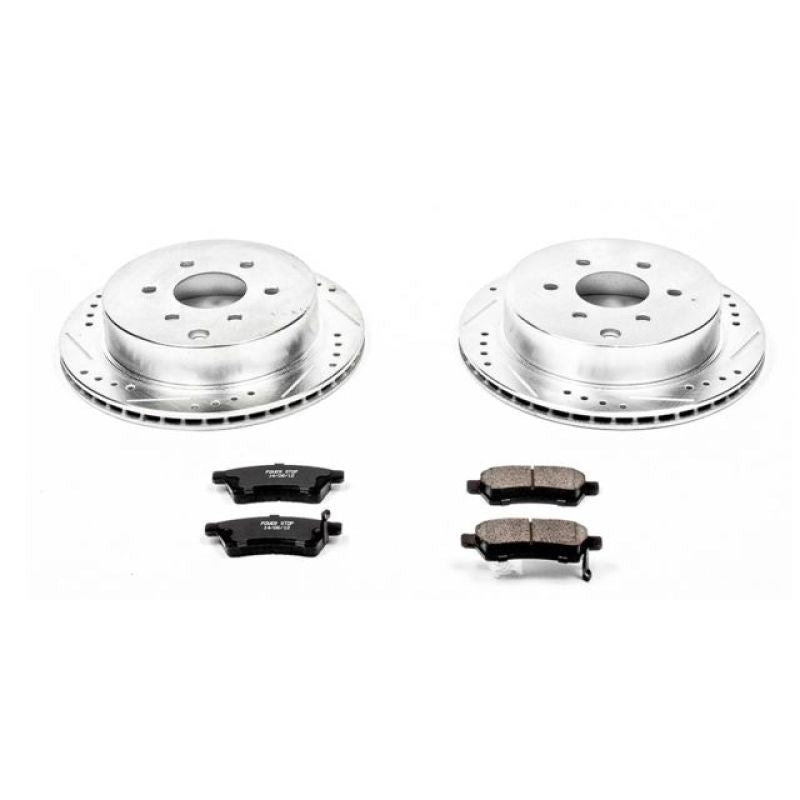 PowerStop K4621 fits Nissan 05-18 Frontier Rear Z23 Evolution Sport Brake Kit