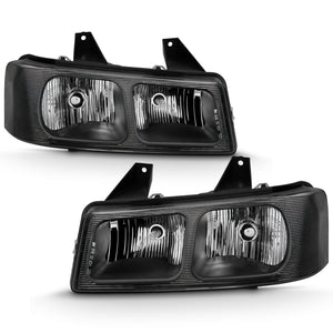 ANZO 111474 2003-2017 fits Chevy Express Crystal Headlight Black