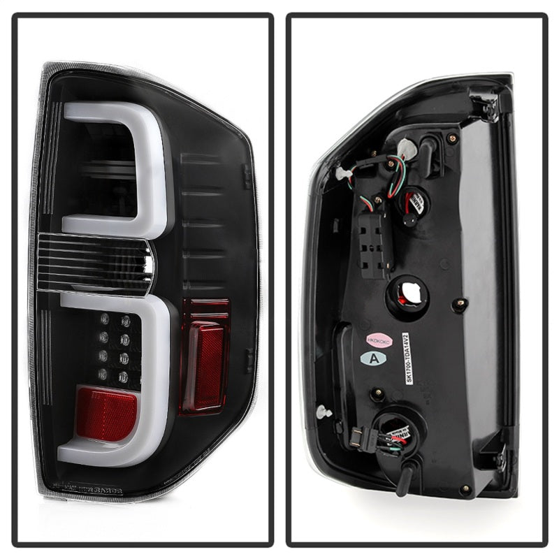 Spyder 5085962 fits Toyota 14-20 Tundra 2016 Light Bar LED Tail Lights All Blac