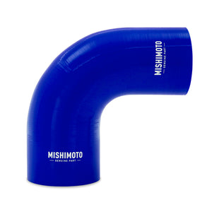 Mishimoto MMCP-R90-3040BL Silicone Reducer Coupler 90 Degree 3in to 4in - Blue