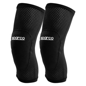 SPARCO 001541KNR2M Kart Knee Pads - Black (Medium)