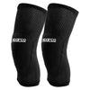 SPARCO 001541KNR2M Kart Knee Pads - Black (Medium)